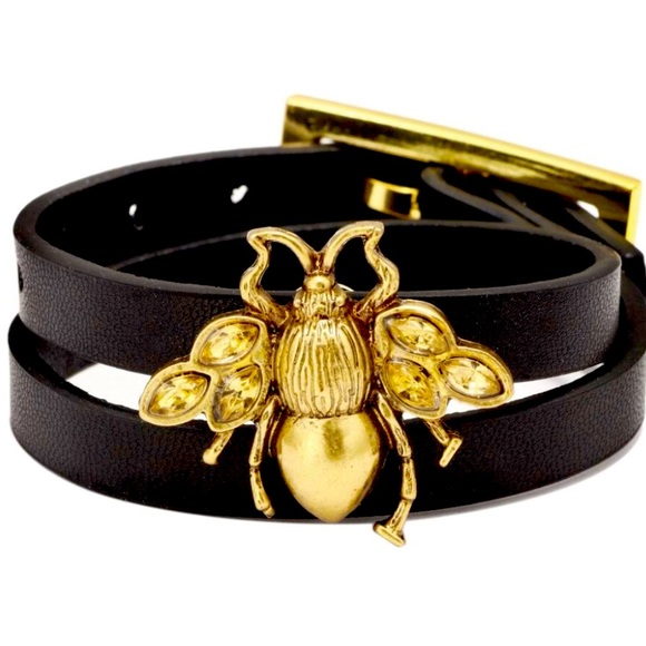 Accessories - Queen Bee Adjustable Wrap Bracelet